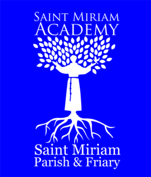 Saint Miriam Academy  - 24 oz. - Translucent Blue/White PolySure Cyclone Sport Bottle - Image 5
