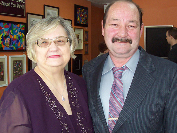 (The Reverend Mrs.) Donna Mack and (The Reverend Mr.) Chester Mack